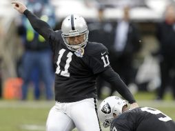 Sebastian Janikowski pateó cinco goles de campo. AP  /