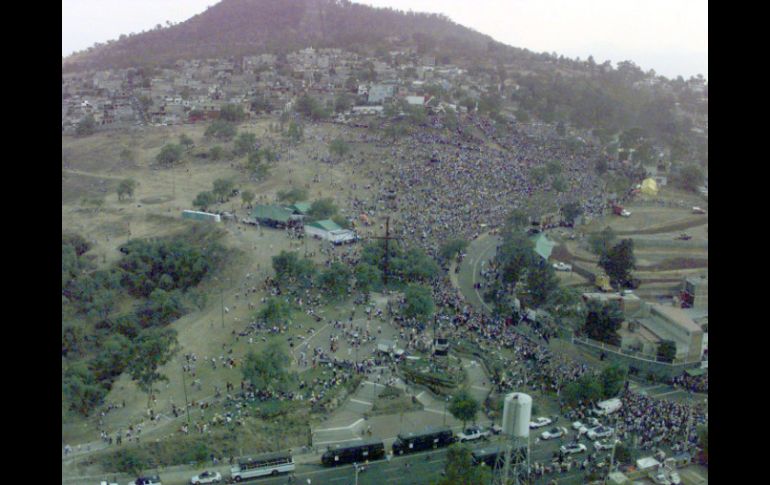 Por la temporada navideña habrá diferentes celebraciones al pie del Cerro de la Estrella. ARCHIVO  /
