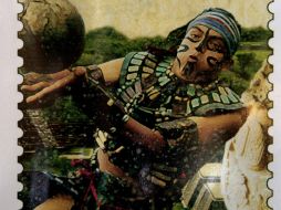 Foto de un sello postal con la imagen Maya en Guatemala. EFE  /