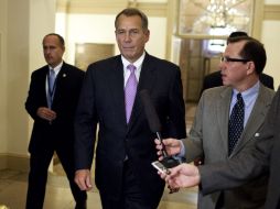 El líder republicano de la Cámara de Representantes, John Boehner, se mostró optimista respecto a poder alcanzar un acuerdo. REUTERS  /