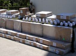 La destrucción fue realizada en el club cinegético ubicado en el municipio de Tonalá. ARCHIVO  /