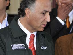 Imagen de Teodoro Ribera, quien fue restituido por el presidente Sebastian Piñera. AFP  /