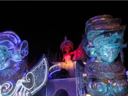 Artistas colaboraron en el Festival de la Luz parte de las celebraciones navideñas.  /