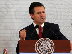 El Presidente de México, Enrique Peña Nieto reiteró su compromiso con la comunidad mexicana que radica en el extranjero. ARCHIVO  /