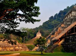 Zona arqueológica Palenque en Chiapas. EFE  /