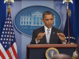 ''Estamos cansados de que maten a nuestros hijos'', dijo Obama. AFP  /