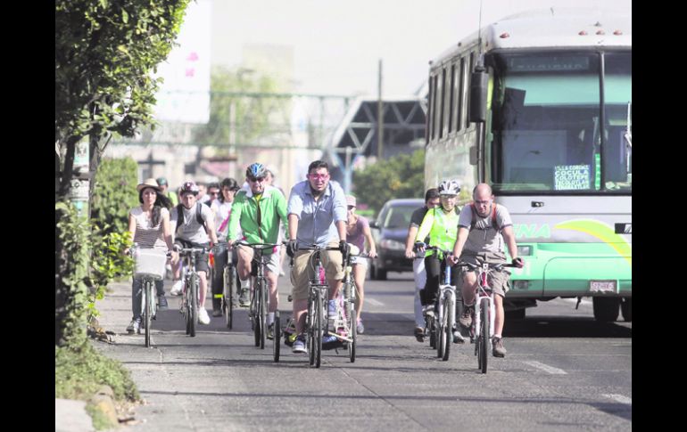 Transporte no motorizado. Uno de los objetivos es fomentar el uso de la bicicleta entre los jóvenes.  /