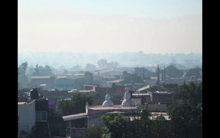 La zona de Las Pintas vivió, al menos, 21 horas seguidas de precontingencia ambiental, con registros de hasta 150 imecas.  /