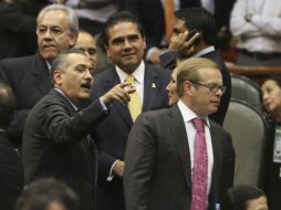 Aspecto de la sesión de hoy de la Cámara de Diputados. NTX  /