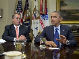 El presidente de EU, Barack Obama, quiere que el acuerdo incluya un paquete de estímulo económico para inversión pública. AP  /