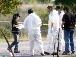 Los cuerpos presentan heridas de bala. ARCHIVO  /