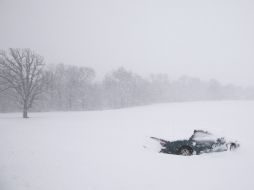 La tormenta invernal, apodada Draco, comenzó el martes en las Montañas Rocosas. EFE  /