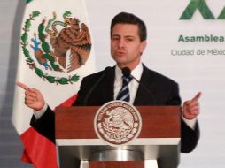 El Mandatario presenta acciones para mejorar las condiciones del campo. NTX  /