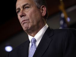 El presidente de la Cámara de Representantes de EU, John Boehner, esperaba mostrar que tenía el respaldo total de su partido. REUTERS  /