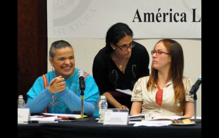 Aspecto de la sesión de Comisiones Unidas. NTX  /