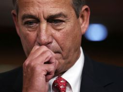 John Boehner da la noticia durante una rueda de prensa. AFP  /