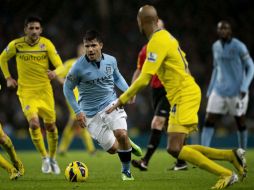 Manchester City venció el sábado 1-0 a Reading. AFP  /