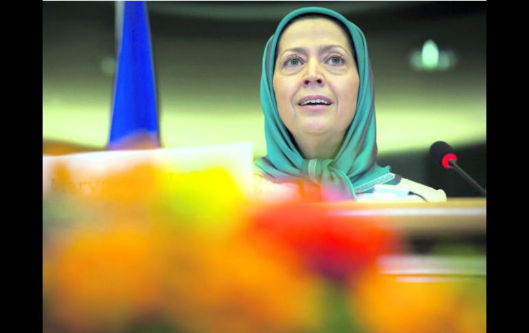 Activista. Maryam Rayaví dejó su país en 1982; es líder del Consejo Nacional de Resistencia de Irán. EFE  /