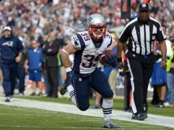 Danny Woodhead anotó en el partido a favor de los Patriotas. AP  /