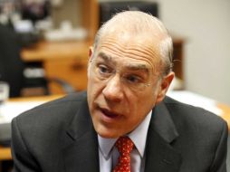 El secretario general de la OCDE, José Ángel Gurría Treviño, propuso planear lo que llamó ''una ruta en salud''. ARCHIVO  /