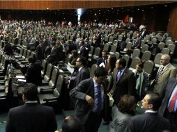 Durante este primer periodo, la cámara de Diputados trabajó para que se aprobaran iniciativas. ARCHIVO  /