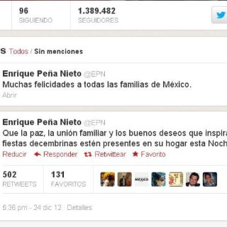 Peña Nieto desea unión familiar a los mexicanos