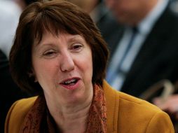 Catherine Ashton, jefa de la diplomacia europea, destaca la importancia sobre el control de armas. ARCHIVO  /