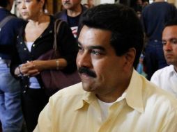 El vicepresidente de Venezuela, Nicolás Maduro, señala que Chávez se recupera progresivamente. REUTERS  /