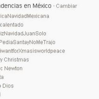 ''Trending topics'' navideños invaden Twitter
