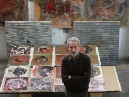 Vicente Rojo ha alternado la pintura y la escultura a lo largo de su carrera. ARCHIVO  /