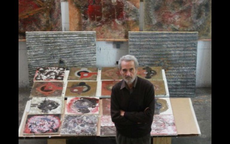 Vicente Rojo ha alternado la pintura y la escultura a lo largo de su carrera. ARCHIVO  /