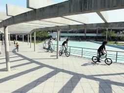 SOBRE RUEDAS. El Parque San Jacinto es una de las áreas de recreación recuperadas durante la gestión de Felipe Calderón.  /