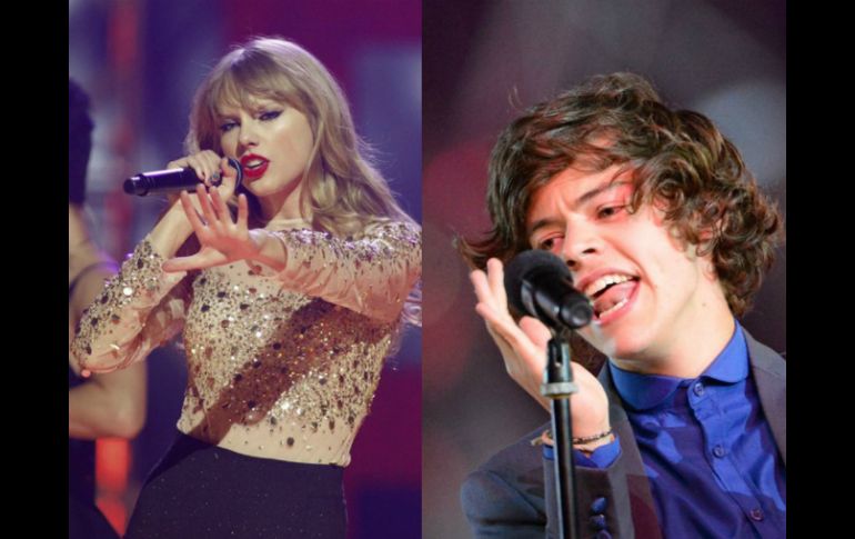 Swift (i) y Styles (d) son una de las parejas más populares del momento, según una publicación. ESPECIAL  /
