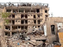 La guerra ha destruido hogares y establecimientos por igual en Siria. ARCHIVO  /