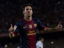 Messi superó el récord de Gerd Müller de más goles en un año natural con 91 tantos. ARCHIVO  /