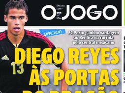 Portada. Diego Reyes ha ocupado los titulares en Porto y ya esperan su llegada para junio de 2013.ESPECIAL  /