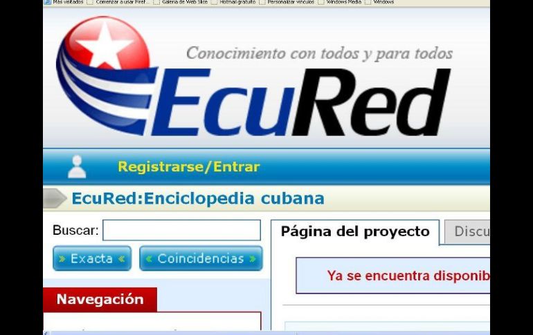 Ecured es la alternativa de Cuba en el campo de las enciclopedias online. ESPECIAL  /