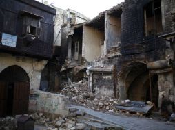 Imagen de casas dañadas por la violencia en la ciudad de Aleppo. REUTERS  /