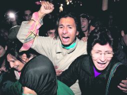 Bryan Reyes fue por el que pagaron más fianza, ya que estaba acusado por ataques a la paz pública y daños a la propiedad ajena. NTX  /