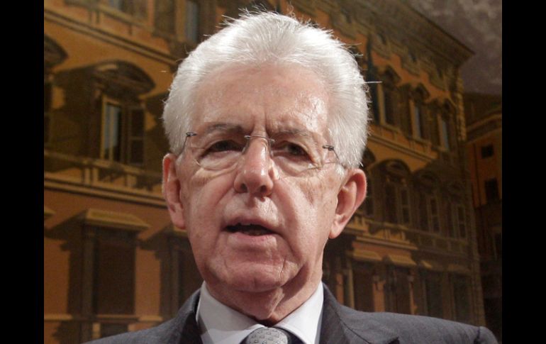 Monti refirió creo que la emergencia no ha acabado, está acabada la emergencia financiera. AP  /