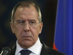 El canciller rusp, Serguei Lavrov, instó al régimen sirio a dialogar con la oposición. REUTERS  /