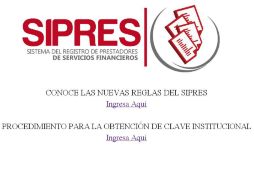 El SIPRES permite verificar si la empresa con la que desea operar está registrada. ESPECIAL  /