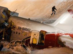 Autoridades reportan que en el avión solo venía la tripulación del vuelo. AFP  /