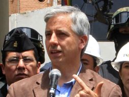 García Linera aseguró que los servicios eléctricos están garantizados. EFE  /