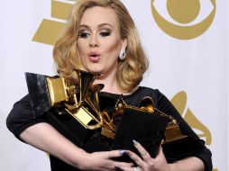 Adele vuelve a figurar por segundo año consecutivo como la favorita de la música grabada. ARCHIVO  /