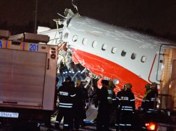 El accidente fue al parecer provocado por un problema en el sistema de frenado. XINHUA  /