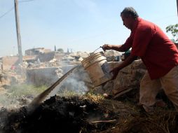 A 24 horas, la mala calidad del aire continúa en Las Pintas. ARCHIVO  /