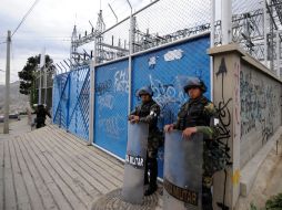 Tras la expropiación, militares resguardaron instalaciones de Electroluz, operada por Iberdrola. ARCHIVO  /