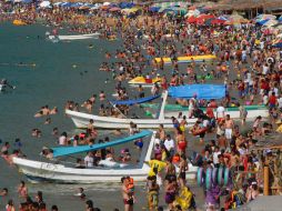 La ocupación hotelera en el puerto registra este fin de semana un 97%, según autoridades municipales. NTX  /