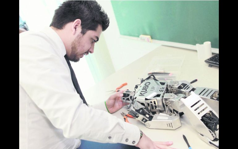 Carreras en desarrollo. Mecatrónica y robótica son áreas que han tenido un cuantitativo crecimiento en la Universidad Panamericana.  /